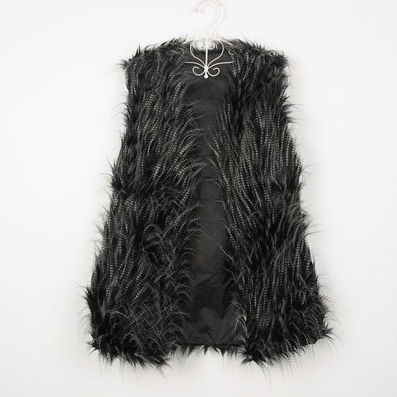 Sugar + Lips Jackets & Blazers - Faux Fur Long Vest Sugar + Lips Jackets & Blazers - Faux Fur Long Vest